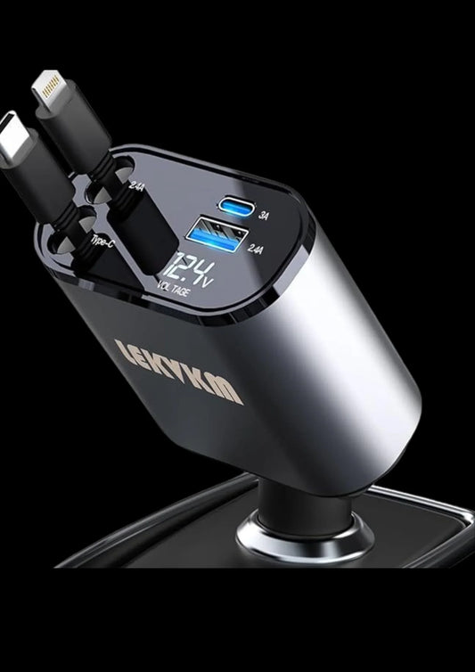 4 in 1 Retractable Charger