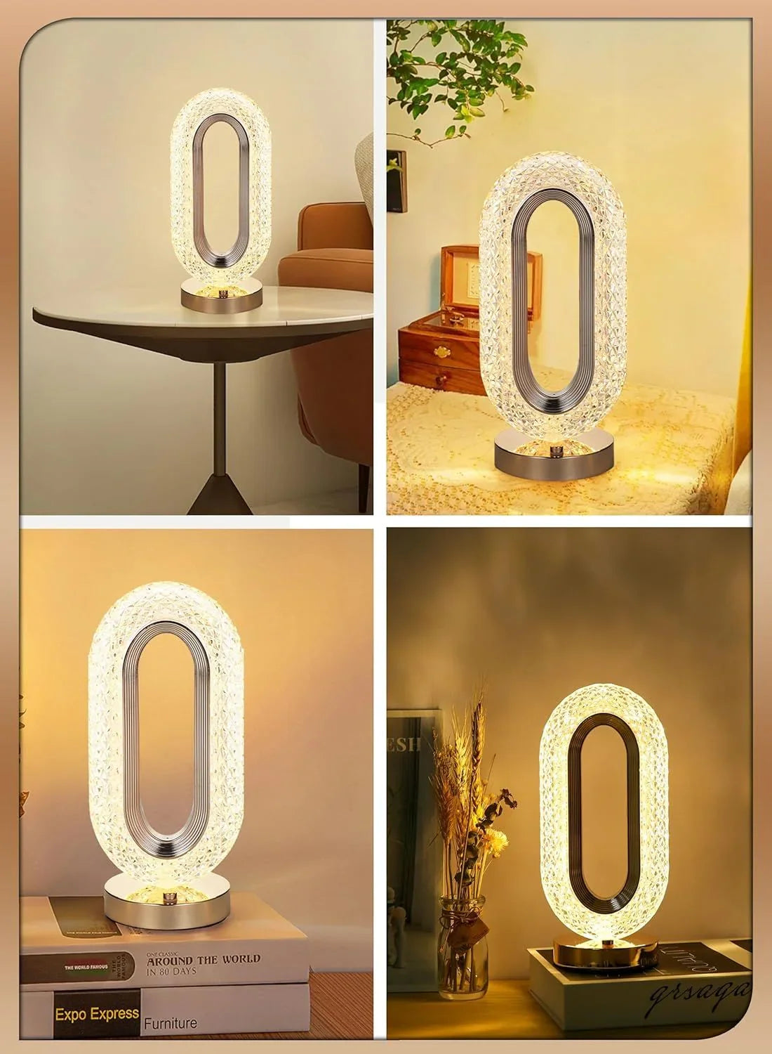 Usb charging touch lamp
