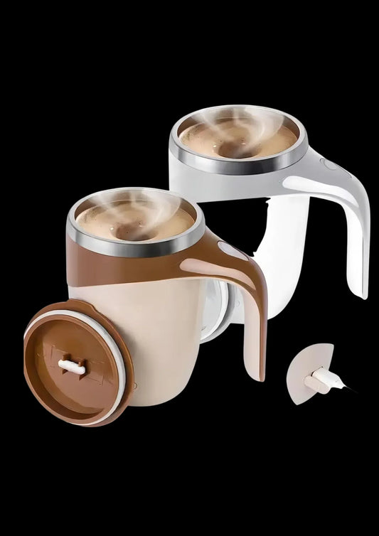 380mL Self Stirring Mug with Lid